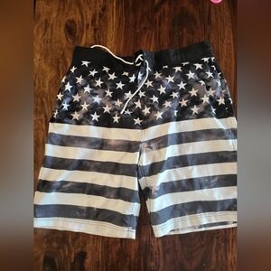 RED HEAD BRAND NEW W TAGS MEN'S SZ L American Flag Swim Shorts